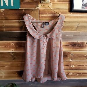 Fire los angeles  Tank Blouse size M